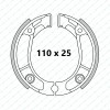 HONDA TLS/TLR Front & rear brake shoes (rain/mud)