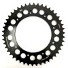 Bultaco Black Aluminium rear sprocket 46T link size 520, int diameter 140mm